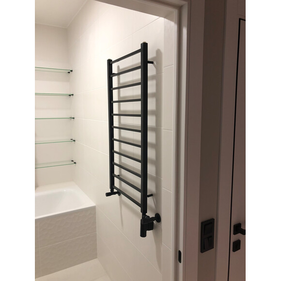 Электрический полотенцесушитель Genesis Aqua Flat GA-1204 (530x800, черный матовый, белый, графит), Доступные размеры: 530 x 800, фото 4
