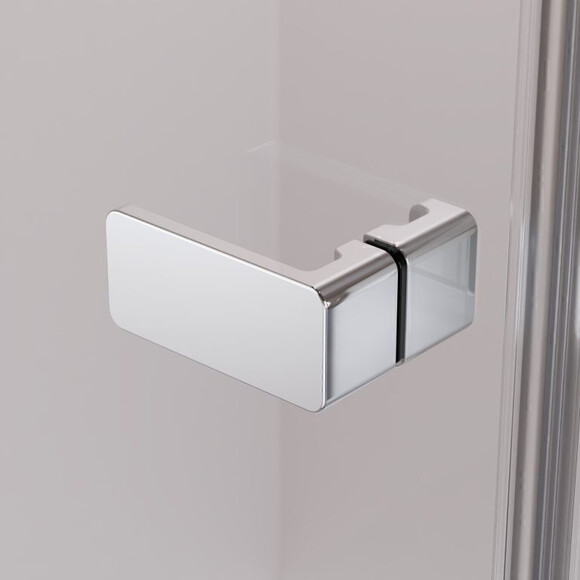 Душевые двери Radaway Garda DWJ Chrome 10710110-01-01L (110 см, стекло прозрачное, хром, левые), Доступные размеры: 110 L, Цвет производителя: прозрачное стекло, отделка хром, Расположение проема (входа): справа, фото 7
