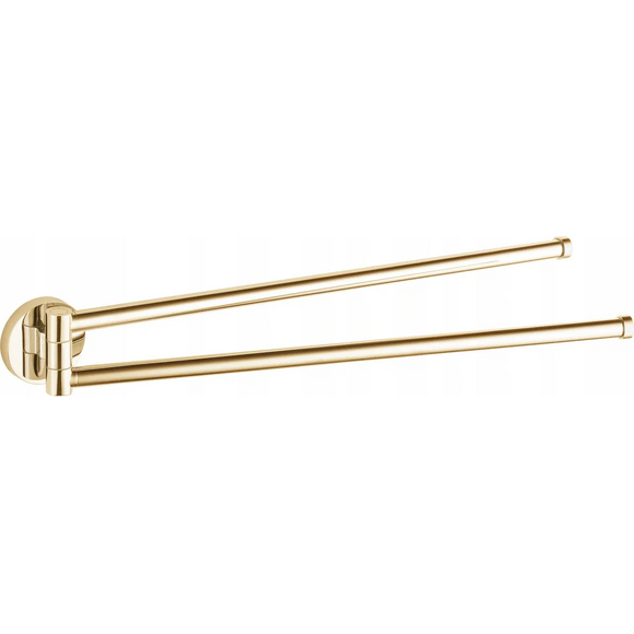 Полотенцедержатель VBI Venus Gold VBI-040018GL (золото, двойной, поворотный), Цвет производителя: золото, фото 