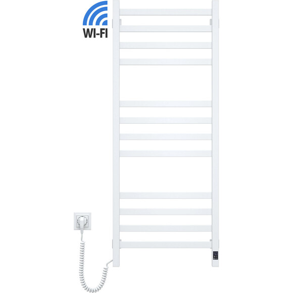 Електрична рушникосушарка Navin Авангард Sensor Wi-Fi 12-028155-4812 (480x1200, біла, ліва, сенсорна, з таймером), фото 