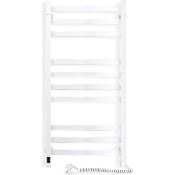 Електрична рушникосушарка Navin Avalon Sensor 12-103053-4810 (480x1000, біла глянсова, права, сенсорна, з таймером), Доступні розміри: 480 x 1000, Колір виробника: білий глянець, Підключення рушникосушарки: праве, фото , изображение 2