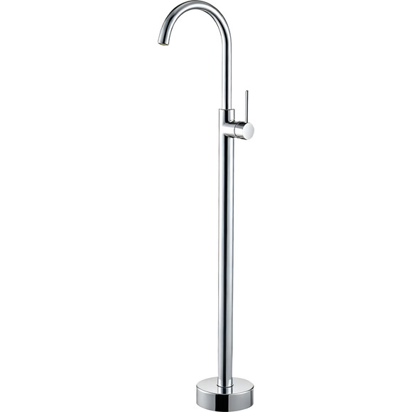 Смеситель для умывальника VBI Milano Chrome VBI-050113CH (хром, напольный), Цвет производителя: хром, фото 