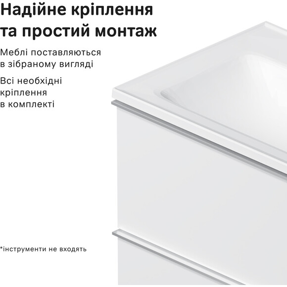 Тумба с раковиной Am.Pm X-Joy S MTA-FHX1002WG-WCC1002WG (100 см, белая глянцевая, подвесная), Доступные размеры: 100, Цвет производителя: белый глянец, фото 9