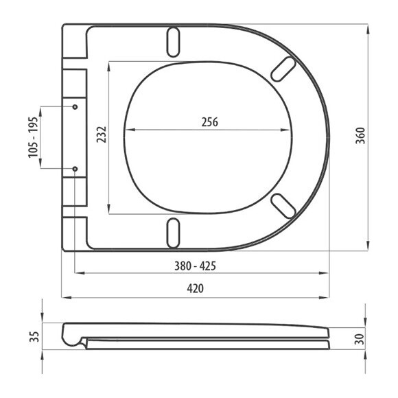 Сиденье для унитаза Ravak Optima X01683 (с микролифтом), фото 6