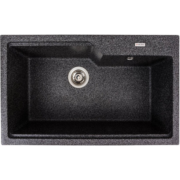 Мийка для кухні Valeso Nika 7545 (SP000046035, 75х45 см, графіт), Колір виробника: графіт, фото , изображение 2