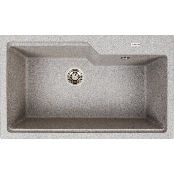 Мойка для кухни Valeso Nika 7545 (SP000046044, 75х45 см, серая матовая), Цвет производителя: серый матовый, фото 2