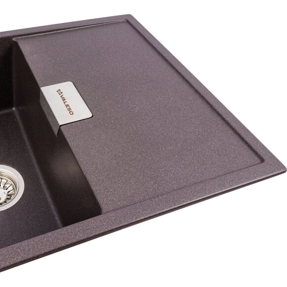 Мийка для кухні Valeso Diamond 8650 (SP000047204, 86х50 см, гренадин), Колір виробника: гренадін, фото , изображение 3