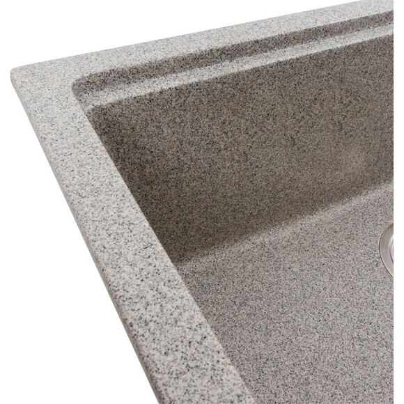 Мойка для кухни Valeso Nika 7545 (SP000046044, 75х45 см, серая матовая), Цвет производителя: серый матовый, фото 4