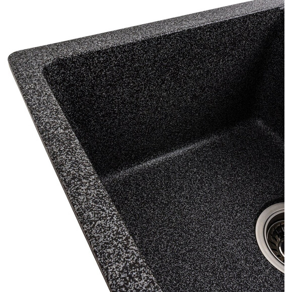 Мойка для кухни Valeso Zirkone 6250 (SP000047317, 62х50 см, графит), Цвет производителя: графит, фото 2