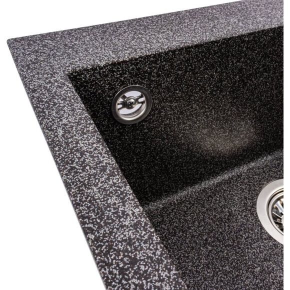 Мойка для кухни Valeso Galax 5050 (SP000049268, 50х50 см, графит), Цвет производителя: графит, фото 4