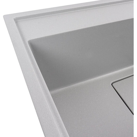 Мойка для кухни Valeso Sherlit 6050 (SP000049285, 60х50 см, серый металлик), Цвет производителя: серый металлик, фото 4