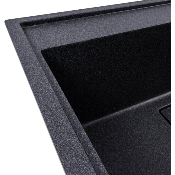 Мийка для кухні Valeso Sherlit 6050 (SP000049245, 60х50 см, карбон), Колір виробника: карбон, фото , изображение 4