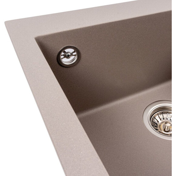 Мойка для кухни Valeso Galax 5050 (SP000049345, 50х50 см, дюна), Цвет производителя: дюна, фото 4