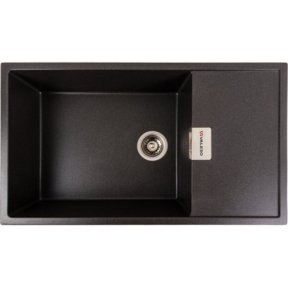 Мийка для кухні Valeso Diamond 8650 (SP000047242, 86х50 см, моріон), Колір виробника: моріон, фото 