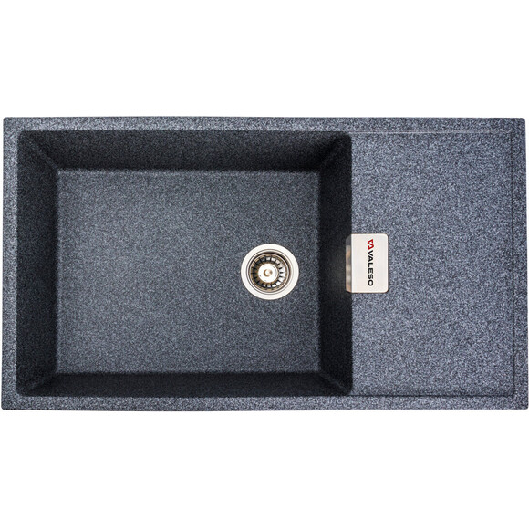 Мийка для кухні Valeso Diamond 8650 (SP000047052, 86х50 см, графіт), Колір виробника: графіт, фото 