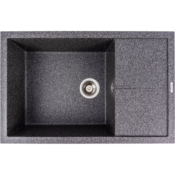 Мийка для кухні Valeso Calypso 7950 (SP000049481, 79х50 см, графіт), Колір виробника: графіт, фото 
