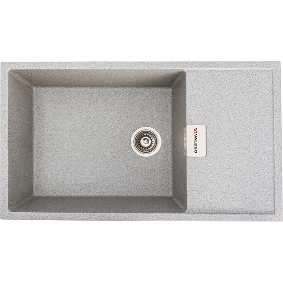 Мийка для кухні Valeso Diamond 8650 (SP000046981, 86х50 см, сіра матова), Колір виробника: сірий матовий, фото 