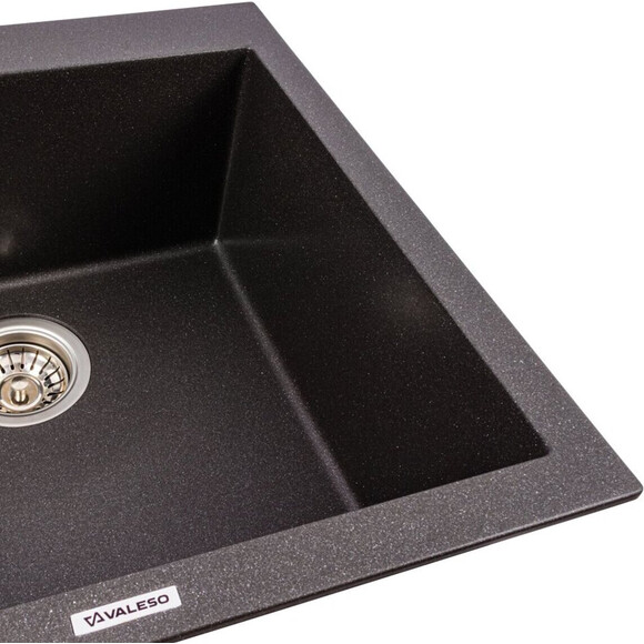 Мойка для кухни Valeso Galax 5050 (SP000049299, 50х50 см, морион), Цвет производителя: морион, фото 3
