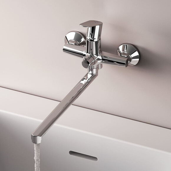 Змішувач для ванни Am.Pm Above F9X95200 (хром, з лійкою та шлангом), фото , изображение 4