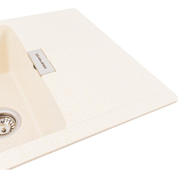 Мойка для кухни Valeso Zirkone 6250 (SP000047036, 62х50 см, песок), Цвет производителя: песок, фото 3