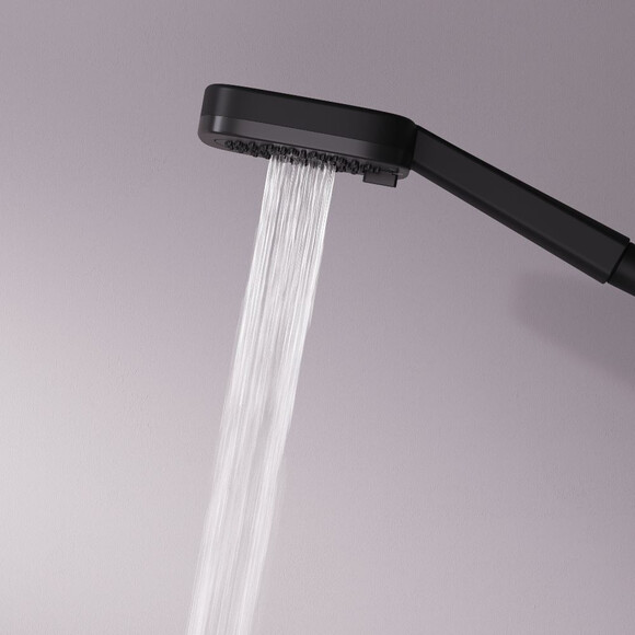 Лійка для душу Am.Pm Above F0119W022 (чорна матова, трирежимна, зі шлангом та тримачем), Колір виробника: чорний матовий, фото , изображение 6