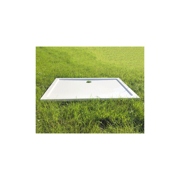 Душевой поддон Snail Титан White Glossy 140A100 (120x80 см, белый глянцевый), Цвет производителя: белый глянец, фото 4