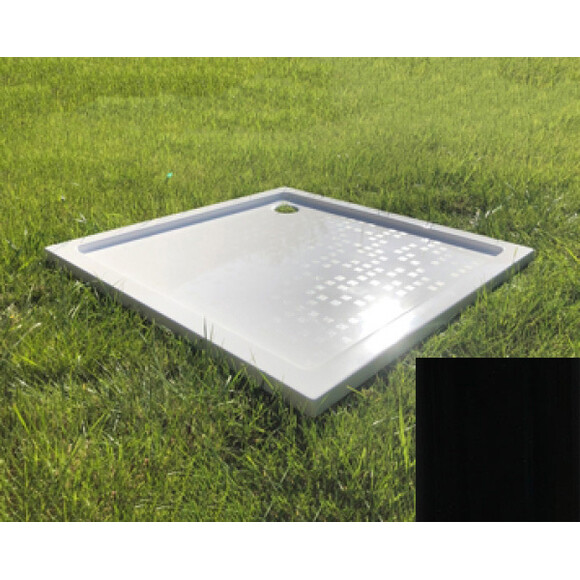 Душевой поддон Snail Лаура Black Glossy 139A200 (100x100 см, черный глянцевый), Доступные размеры: 100 x 100, Цвет производителя: черный глянец, фото 2