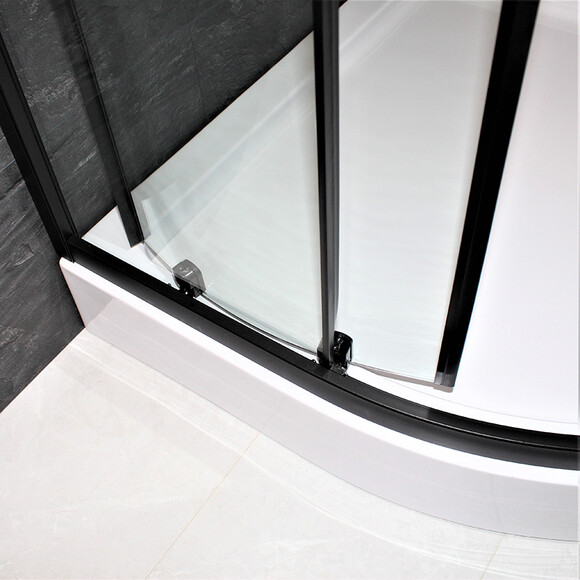 Душевая кабина Dusel EF-182B Black Matt 518291 (90x90 см, стекло прозрачное, профиль черный матовый), фото 8