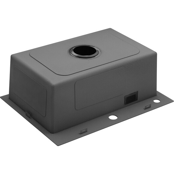 Кухонна мийка Kroner KRP Schwarze 5843HM PVD (Schwarze-5843HM, 58x43 см, 3.0/1.0 мм, з колландером та сифоном), Доступні розміри: 58 x 43, фото , изображение 8