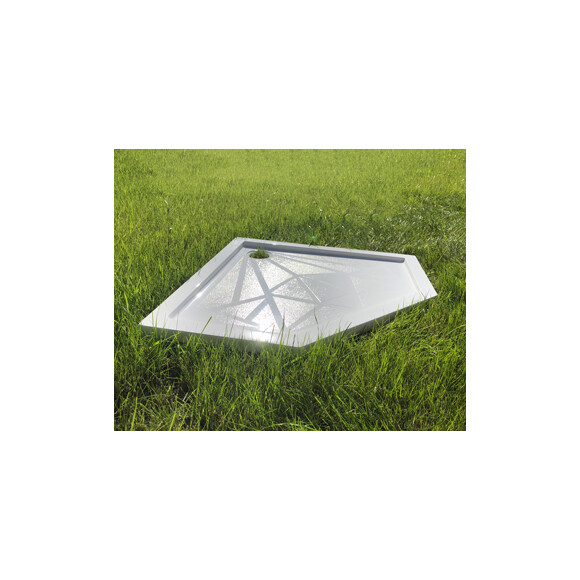 Душевой поддон Snail Премьер White Glossy 129A100 (90x90 см, белый глянцевый), Цвет производителя: белый глянец, фото 2
