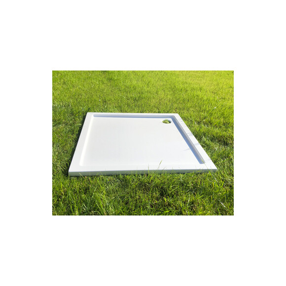 Душевой поддон Snail Лаура White Glossy 139A100 (100x100 см, белый глянцевый), Доступные размеры: 100 x 100, Цвет производителя: белый глянец, фото 4
