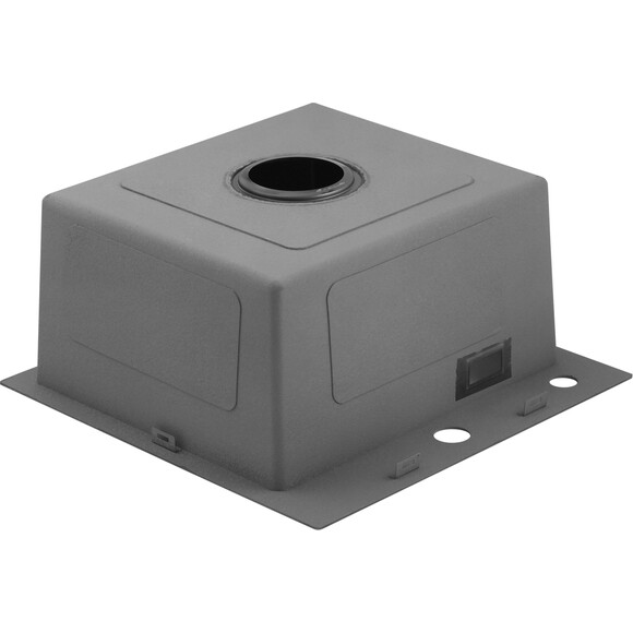 Кухонная мойка Kroner KRP Schwarze 4545HM PVD (Schwarze-4545HM, 45x45 см, 3.0/1.0 мм, с коландером и сифоном), Доступные размеры: 45 x 45, фото 8