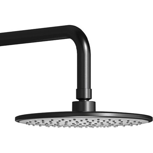 Душева система Dusel Lacio Black Matt 231355000 (чорна матова, з виливом), Колір виробника: чорний матовий, фото , изображение 3