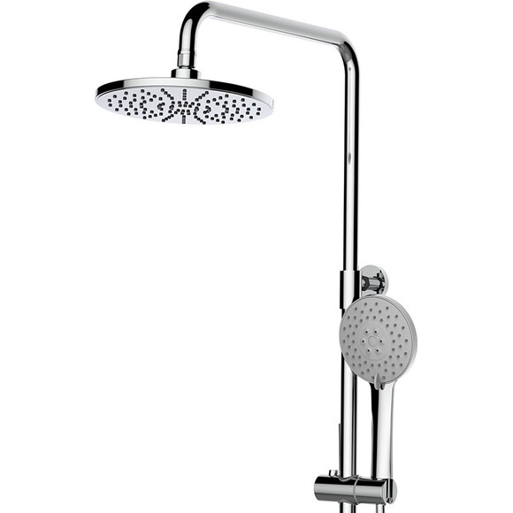 Душева система Dusel Milton Chrome 231440000 (хром, з виливом), Колір виробника: хром, фото , изображение 3