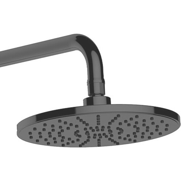Душева система Dusel Milton Black 233440000 (чорна матова, з виливом), Колір виробника: чорний матовий, фото , изображение 6