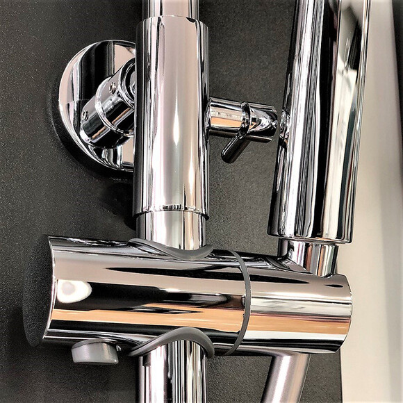 Душева система Dusel Milton Chrome 231440000 (хром, з виливом), Колір виробника: хром, фото , изображение 8