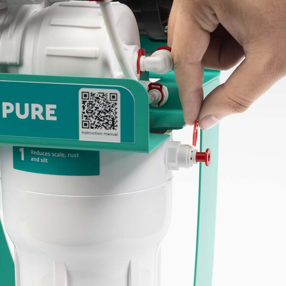 Фильтр обратного осмоса Ecosoft P'ure Aquacalcium Mint MO675PSMACECO (с помпой на станине), фото 12