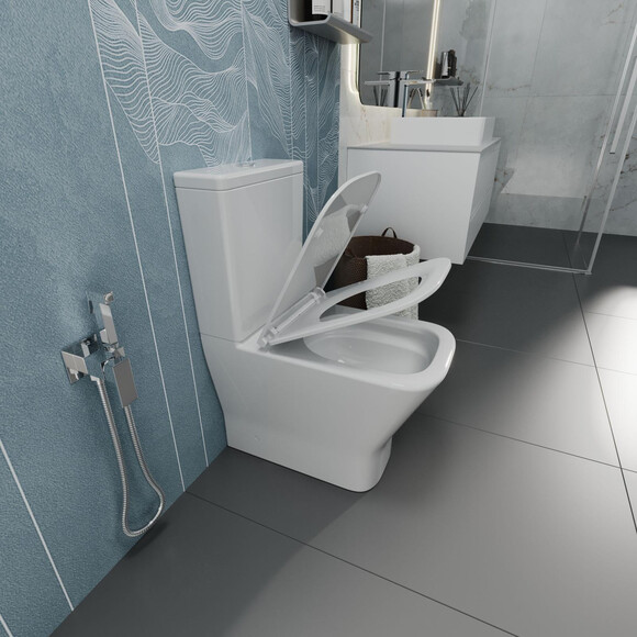Безобідковий унітаз-компакт Koller Pool Trend Smart Tornado 3.0 1886570199 (воронкоподібний, з сидінням), фото , изображение 5
