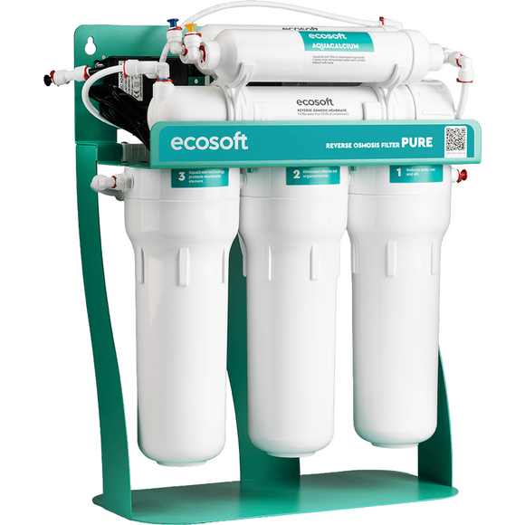 Фильтр обратного осмоса Ecosoft P'ure Aquacalcium Mint MO675PSMACECO (с помпой на станине), фото 15