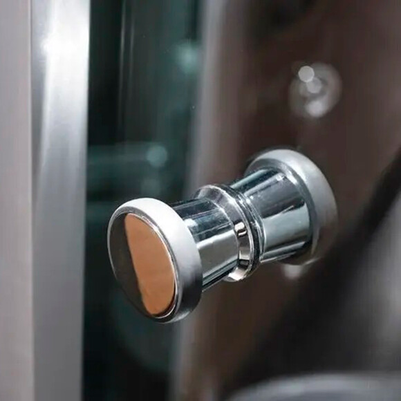 Душовий бокс Golston G-U2212 (GU221201, 145x145 см, скло прозоре, профіль сатин, з піддоном), фото , изображение 10