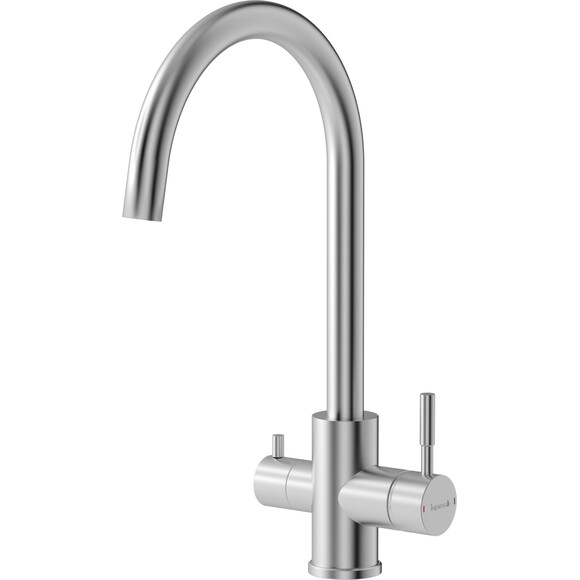 Змішувач для кухні Imprese Argo-S Stainless Steel f03409016FS (нержавійка, з підключенням питної води), фото , изображение 3