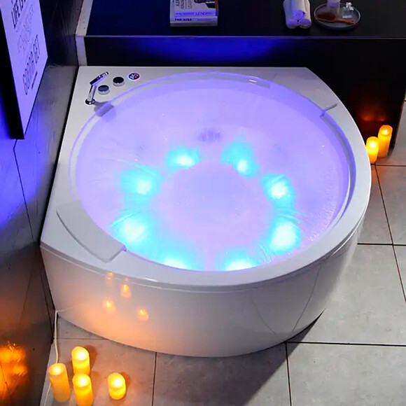 Гідромасажна ванна Golston G-U3605 (GU360501, 150x150 см), фото , изображение 5