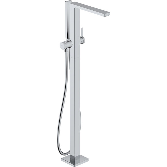 Змішувач для ванни Hansgrohe Tecturis E Chrome 73445000 (хром, підлоговий), Колір виробника: хром, фото 