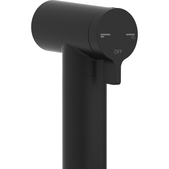 Гигиенический душ со смесителем Imprese Bilovec Black Matt f03700910AA (черный матовый, скрытого монтажа), Цвет производителя: черный матовый, фото 6