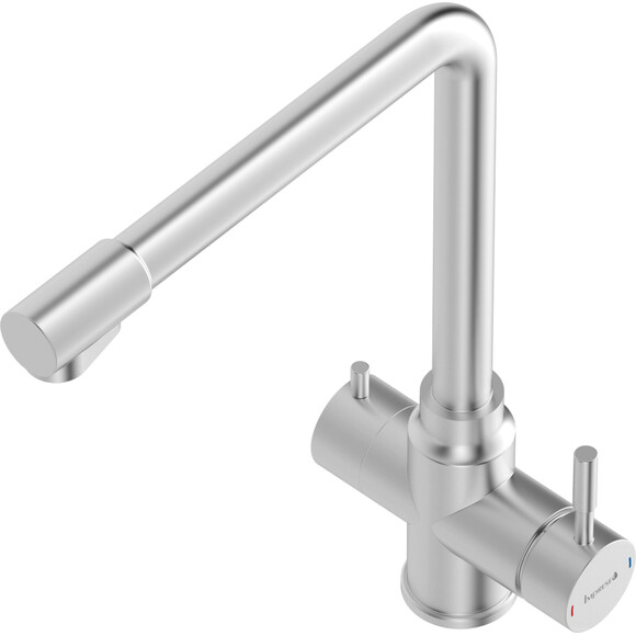 Змішувач для кухні Imprese Argo-S Stainless Steel f03409016JS (нержавійка, з підключенням питної води), фото , изображение 4