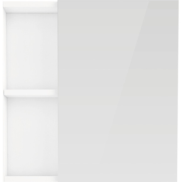 Дзеркальна шафа RJ Atlas RJFU005-08WH (60x60 см, біла, розпашна), Доступні розміри: 60 x 60, Колір виробника: білий, фото , изображение 2