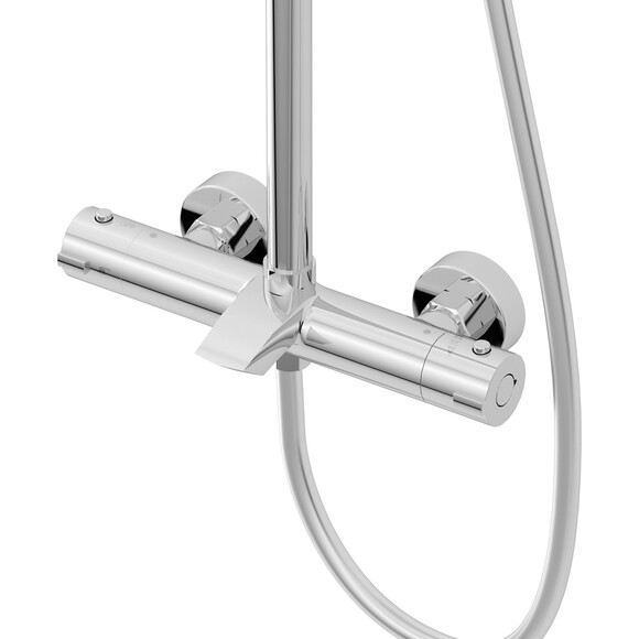 Душова система з термостатом Imprese Modus BT Chrome t048B08201SR (хром, з виливом), Колір виробника: хром, фото , изображение 3