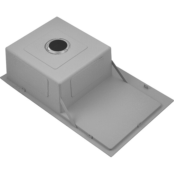 Мийка для кухні Dusel SS304 PVD Nano Black DS50963-1LNB (63x50 см, ліва, чорна матова, 3.0/0.8 мм, з сифоном, дозатором та коландером), Доступні розміри: 63 x 50 L, Колір виробника: чорний матовий, Тип поверхні: PVD brash, фото , изображение 2