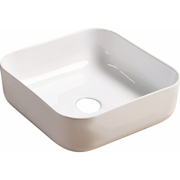 Умывальник Imprese I-Form White Glossy с06010603-38 (38x38 см, белый глянцевый), фото 