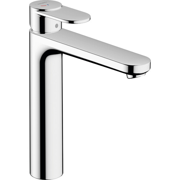Змішувач для умивальника Hansgrohe Vernis S CoolStart Chrome 71542000 (з донним клапаном, високий), фото 